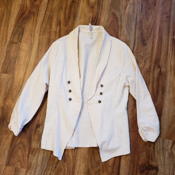 Vanity Jackets & Blazers - Cream Blazer